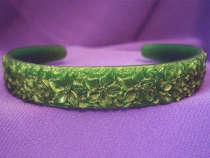Flower cuff bracelet
