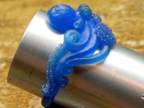 Dainty octopus ring.
